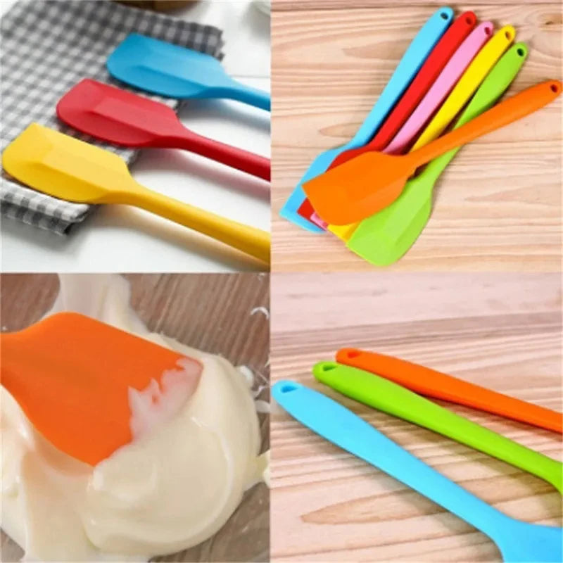 Spatule en Silicone Résistante à la Chaleur – Poignée Intégrée