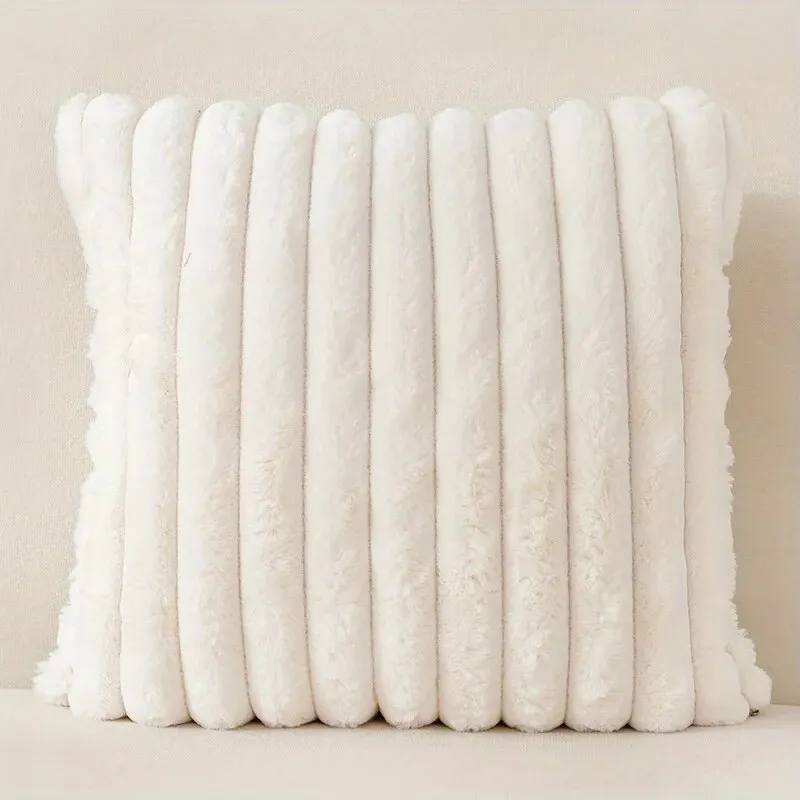 1pc Stripe Corduroy Pillow Case Creative Home Fabric PillowCushion For Sofa Bedroom Car, Home Decoration Home Decor Room Decor - Image 8