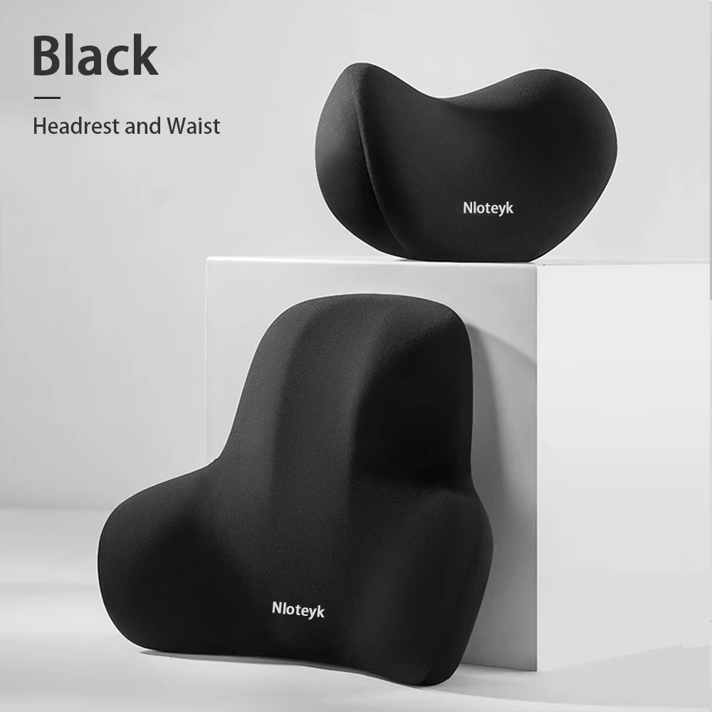 Car Neck Pillow Memory Foam Protective Lumbar Back Support Breathable Car Headrest Cushion Relieve Stress Car Seat Pillow - Image 9