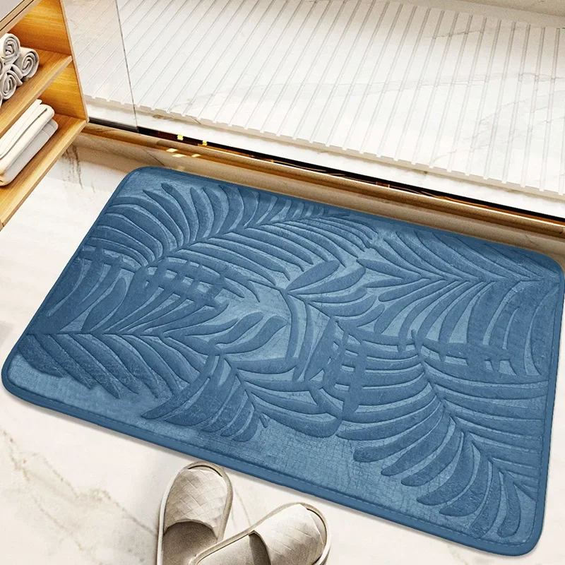 Absorbent Non-slip Bathroom Rug Memory Cotton Bathrooms Floor Rugs Bath Mat Living Room Bedroom Kitchen Home Carpet - Image 11