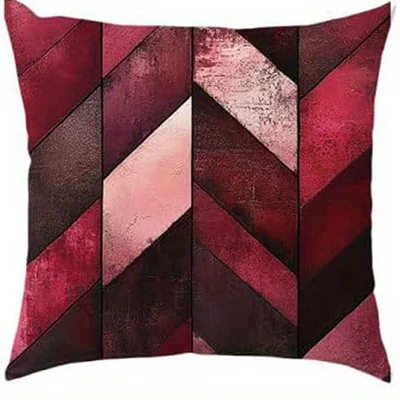 Home Decor Home Sweet Home & Geometric Floral Pillows Pattern Cushion Cover Suitable for Sofa Bedroom Car Pillow Cover - Image 3