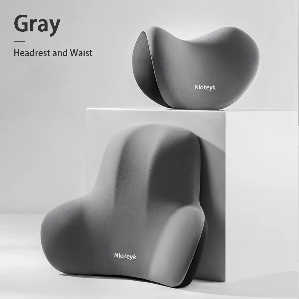 Car Neck Pillow Memory Foam Protective Lumbar Back Support Breathable Car Headrest Cushion Relieve Stress Car Seat Pillow - Image 10