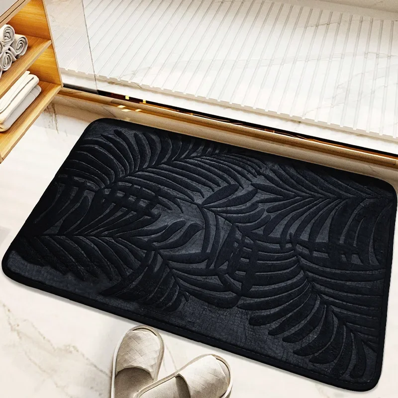 Absorbent Non-slip Bathroom Rug Memory Cotton Bathrooms Floor Rugs Bath Mat Living Room Bedroom Kitchen Home Carpet - Image 13