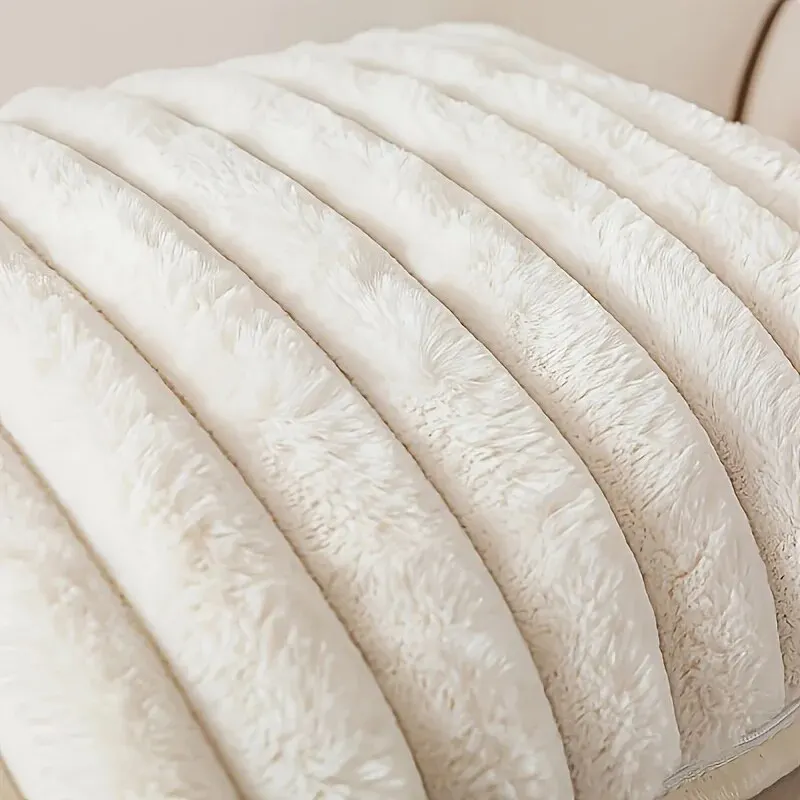 1pc Stripe Corduroy Pillow Case Creative Home Fabric PillowCushion For Sofa Bedroom Car, Home Decoration Home Decor Room Decor - Image 20