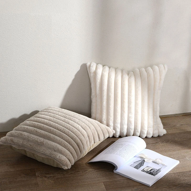 1pc Stripe Corduroy Pillow Case,Creative Home Fabric PillowCushion For Sofa Bedroom Car, Home Decoration Home Decor Room Decor