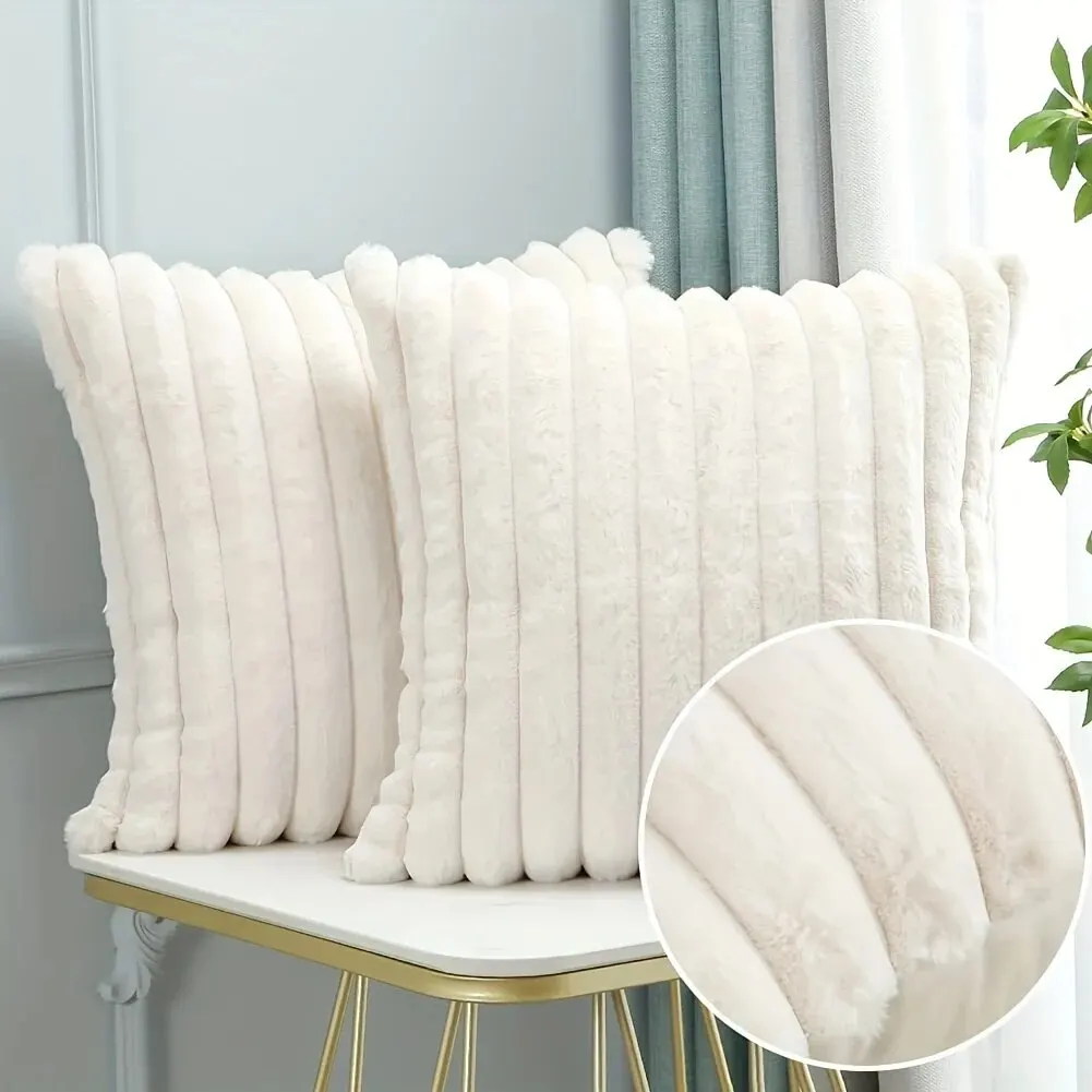 1pc Stripe Corduroy Pillow Case Creative Home Fabric PillowCushion For Sofa Bedroom Car, Home Decoration Home Decor Room Decor - Image 19