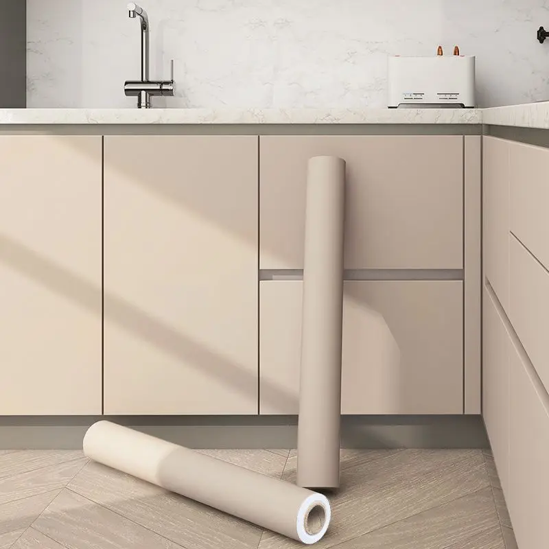 Living Room Bedroom Waterproof Peel and Stick Thickening Wallpaper Furniture Cuisine Cooking Bench Oil Proof Armoire Stickers
