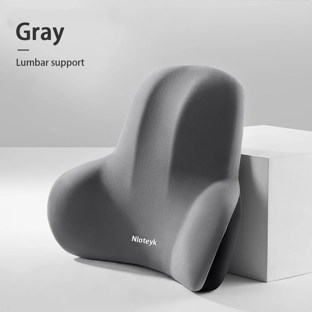 Car Neck Pillow Memory Foam Protective Lumbar Back Support Breathable Car Headrest Cushion Relieve Stress Car Seat Pillow - Image 12