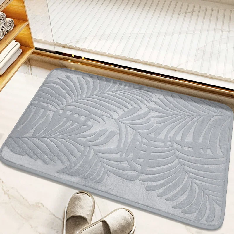 Absorbent Non-slip Bathroom Rug Memory Cotton Bathrooms Floor Rugs Bath Mat Living Room Bedroom Kitchen Home Carpet - Image 9