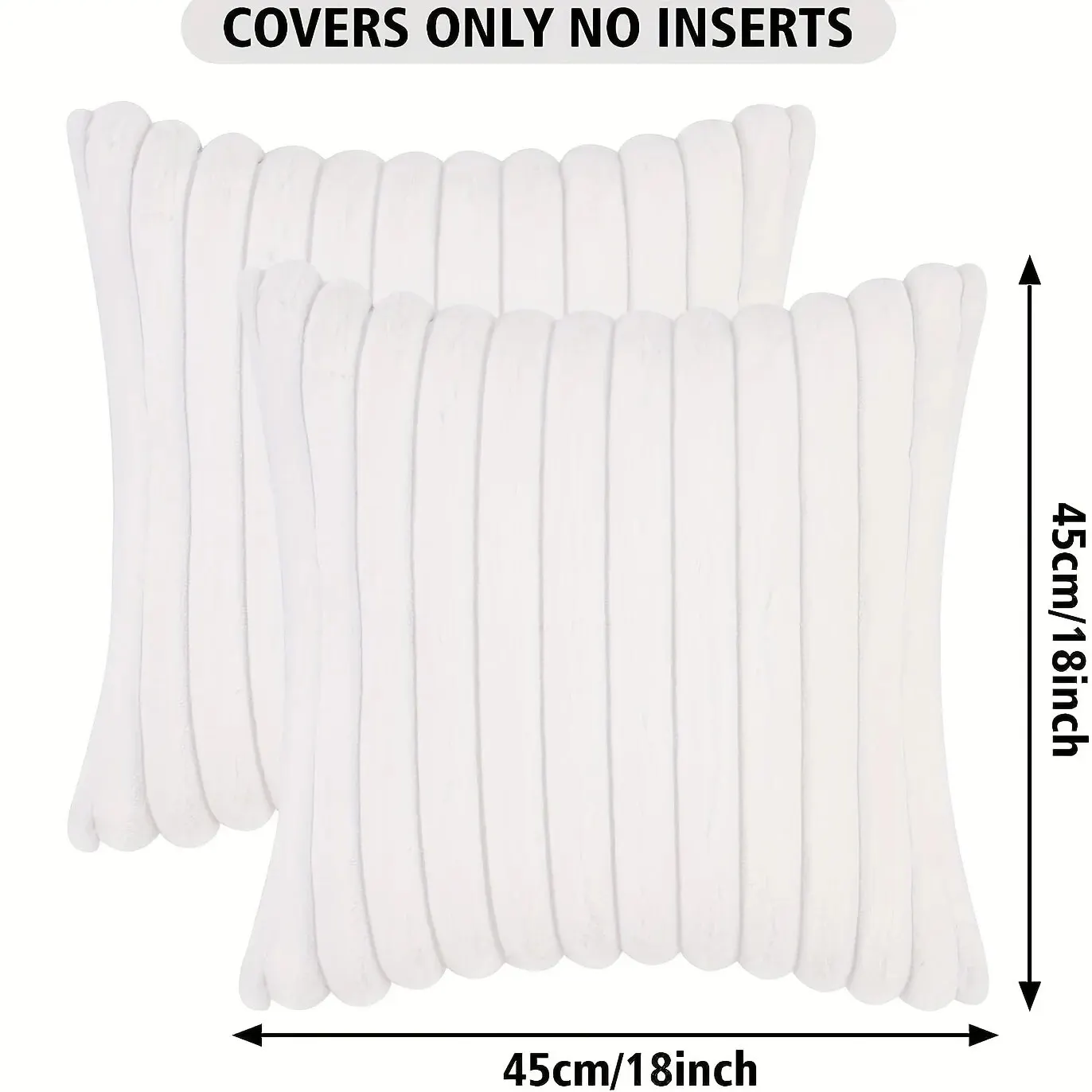 1pc Stripe Corduroy Pillow Case Creative Home Fabric PillowCushion For Sofa Bedroom Car, Home Decoration Home Decor Room Decor - Image 5