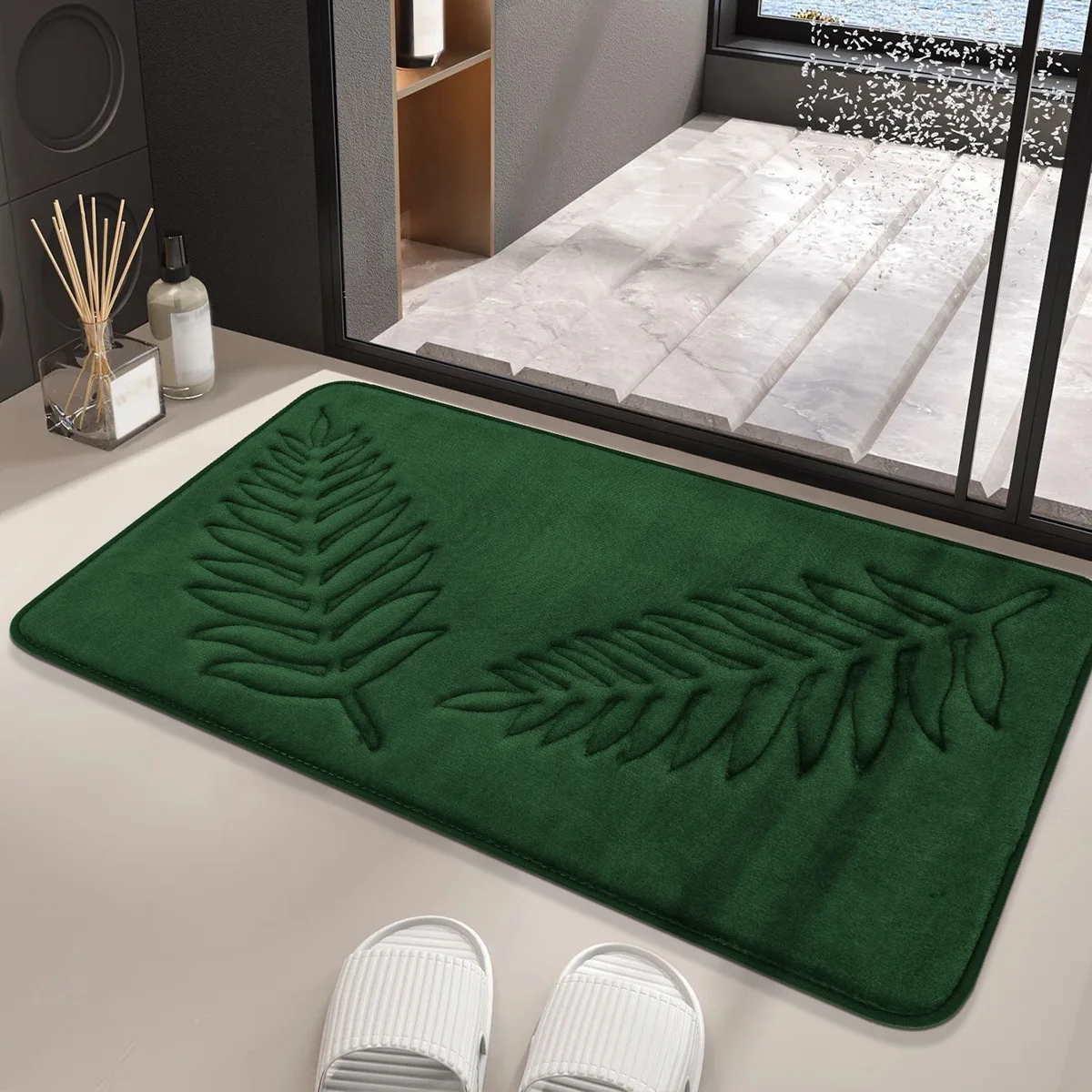 Absorbent Non-slip Bathroom Rug Memory Cotton Bathrooms Floor Rugs Bath Mat Living Room Bedroom Kitchen Home Carpet - Image 7